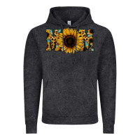 Vintage Black Sunflower Leopard Mom Vintage Hoodie - Jasminsmagicworld