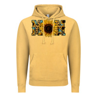 Vintage Mustard Sunflower Leopard Mom Vintage Hoodie - Jasminsmagicworld
