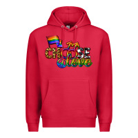 Cardinal Western choose love Premium Hoodie - CowGirlArtShop