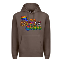 Coffee Western choose love Premium Hoodie - CowGirlArtShop