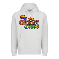 Dove Grey Western choose love Premium Hoodie - CowGirlArtShop