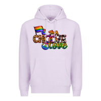 Lilac Western choose love Premium Hoodie - CowGirlArtShop