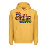 Mustard Western choose love Premium Hoodie - CowGirlArtShop