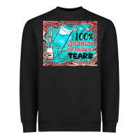 Black 100 nursing student tears mousepad Heavyweight Sweatshirt - BarkalooDesign