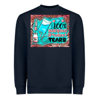 Navy 100 nursing student tears mousepad Heavyweight Sweatshirt - BarkalooDesign