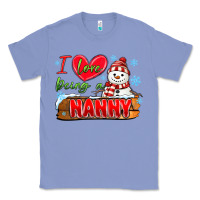 Colony Blue i love being a nanny Classic Tee - MaliasSmallBusiness