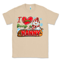 Mushroom i love being a nanny Classic Tee - MaliasSmallBusiness