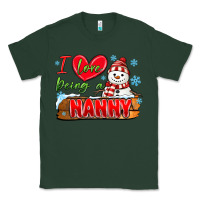 Sports Green i love being a nanny Classic Tee - MaliasSmallBusiness
