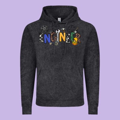 Engineer Vintage Hoodie Designed By Nancycooperartshop