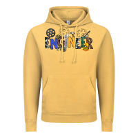 Vintage Mustard engineer Vintage Hoodie - NancyCooperArtShop