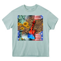 Arona statue of liberty american flag Heavy Core Tee - BundleAndBundleShop