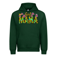 Forest Green Girl Mama Urban Hoodie - CowhideDigitalArt