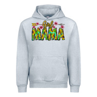 Heather Grey Girl Mama Urban Hoodie - CowhideDigitalArt