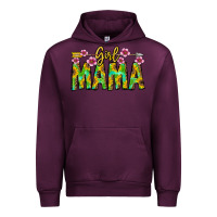 Mauve Wine Girl Mama Urban Hoodie - CowhideDigitalArt