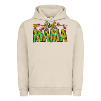 Pigment French Oak Girl Mama Urban Hoodie - CowhideDigitalArt