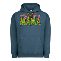 Pigment Midnight Navy Girl Mama Urban Hoodie - CowhideDigitalArt