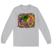 Moon Dust mardi gras mask king cake Long Sleeve Tee - RanaPortraitStore