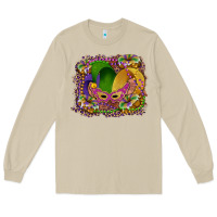 Mushroom mardi gras mask king cake Long Sleeve Tee - RanaPortraitStore