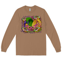 Toasted Coconut mardi gras mask king cake Long Sleeve Tee - RanaPortraitStore