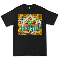 Black grateful cross Premium Tee - BarkalooDesign