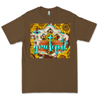 Cacao grateful cross Premium Tee - BarkalooDesign