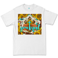 White grateful cross Premium Tee - BarkalooDesign