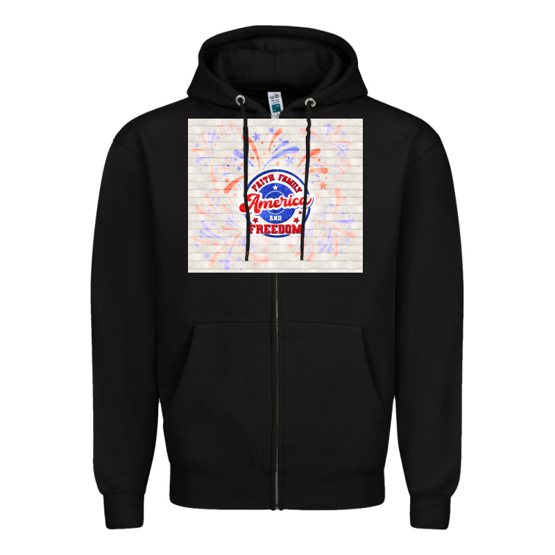 America And Freedom Zipper Hoodie by TumblerDesignByShophia | Teevron