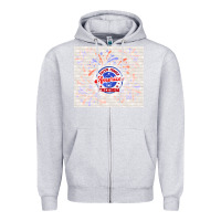Heather Grey America and freedom Zipper Hoodie - TumblerDesignByShophia