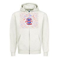 Oatmeal Heather America and freedom Zipper Hoodie - TumblerDesignByShophia