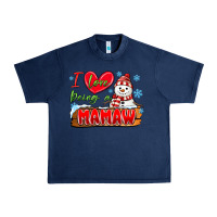 Navy i love being a mamaw Urban Heavy Tee - MaliasSmallBusiness