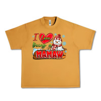 Peanut Butter i love being a mamaw Urban Heavy Tee - MaliasSmallBusiness