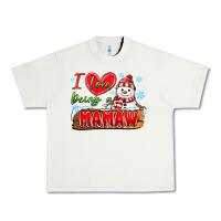 Pistachio i love being a mamaw Urban Heavy Tee - MaliasSmallBusiness