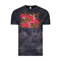 Cloud Black valentine's day cowhide leopard background Vintage Tee - JahusDesignShop