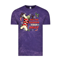 Cloud Purple tis the season tıbıa jolly Vintage Tee - MaliasSmallBusiness