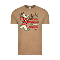 Vintage Coffee tis the season tıbıa jolly Vintage Tee - MaliasSmallBusiness