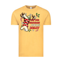 Vintage Mustard tis the season tıbıa jolly Vintage Tee - MaliasSmallBusiness