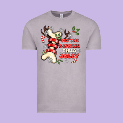Tis The Season Tıbıa Jolly Vintage Tee Designed By Maliassmallbusiness