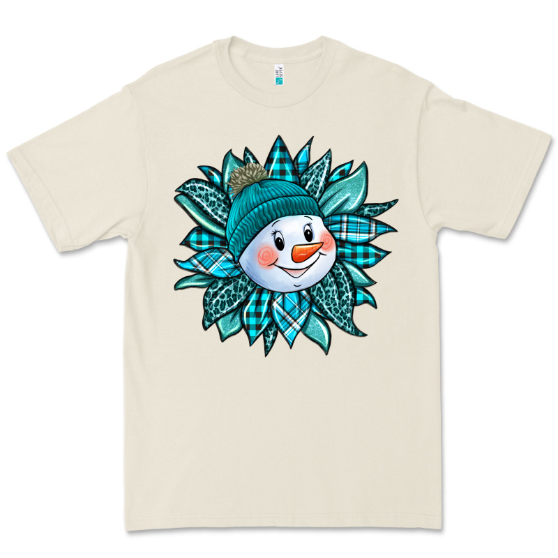 Cute Snowman Winter Sunflower Premium Tee by Jasminsmagicworld | Teevron