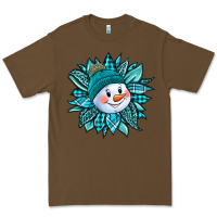 Cacao cute snowman winter sunflower Premium Tee - Jasminsmagicworld