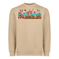 Mushroom floral chihuahua dogs Heavyweight Sweatshirt - Jasminsmagicworld