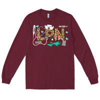 Burgundy LPN Certified Nursing Assistant Long Sleeve Tee - LillyAllenDesigns