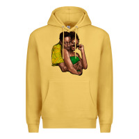 Antique Gold Black couple Premium Hoodie - HowdyJamesFarm