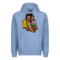 Colony Blue Black couple Premium Hoodie - HowdyJamesFarm