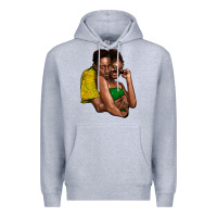 Heather Grey Black couple Premium Hoodie - HowdyJamesFarm