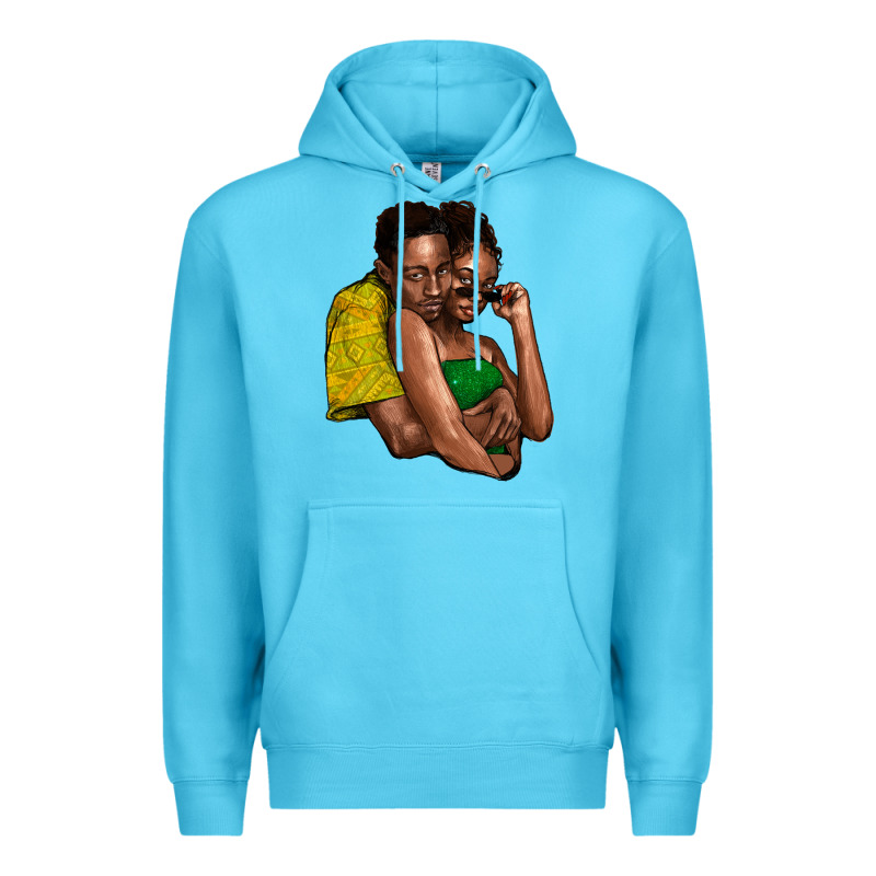 Black Couple Premium Hoodie by HowdyJamesFarm | Teevron