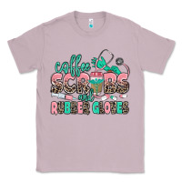 Lilac coffee scrubs and rubber gloves Classic Tee - MaliasSmallBusiness