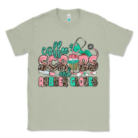 Matcha coffee scrubs and rubber gloves Classic Tee - MaliasSmallBusiness