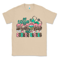 Mushroom coffee scrubs and rubber gloves Classic Tee - MaliasSmallBusiness