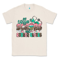 Natural coffee scrubs and rubber gloves Classic Tee - MaliasSmallBusiness