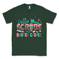 Sports Green coffee scrubs and rubber gloves Classic Tee - MaliasSmallBusiness